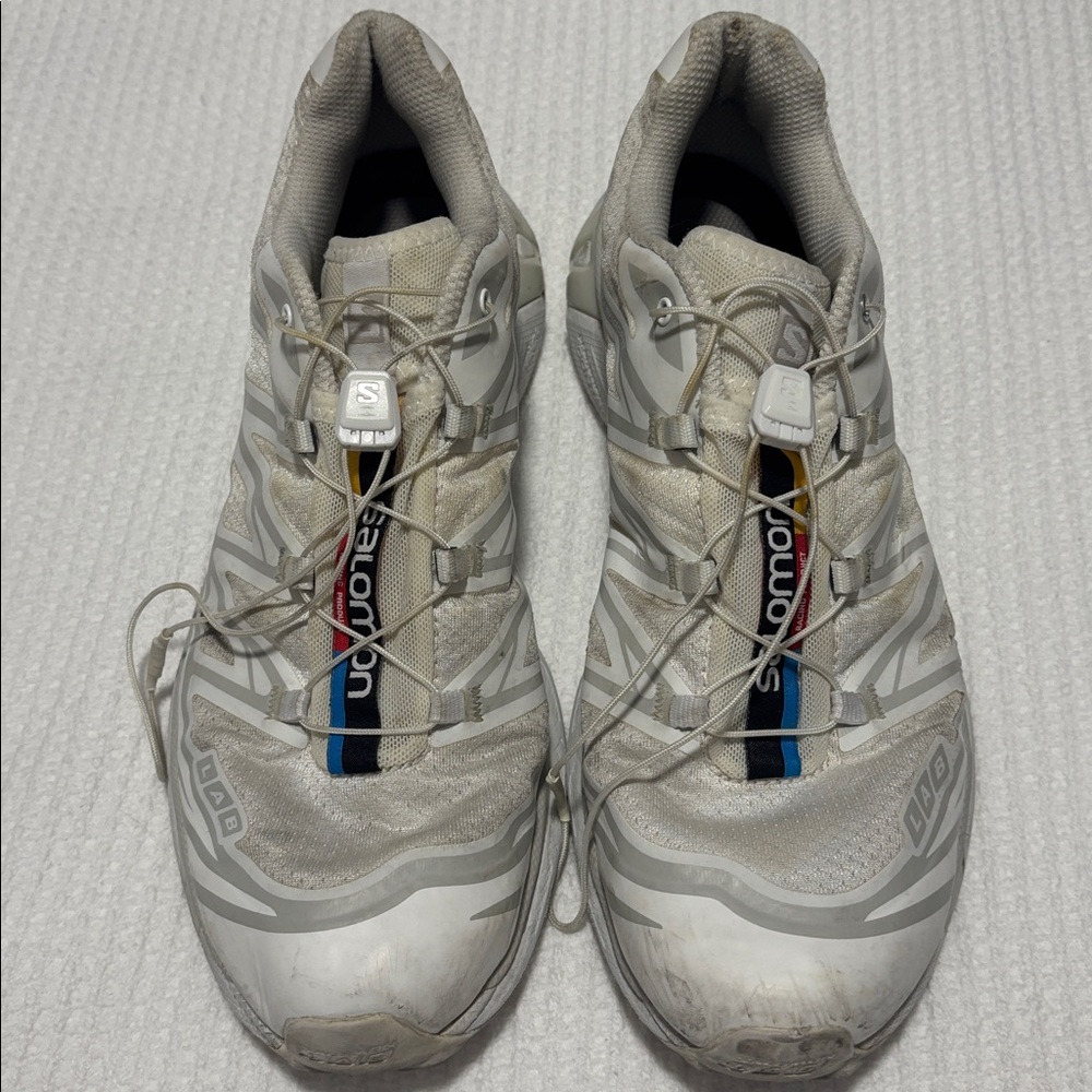 Salomon S-Lab XT6 Soft Ground white tennis shoes - Picture 3 of 3